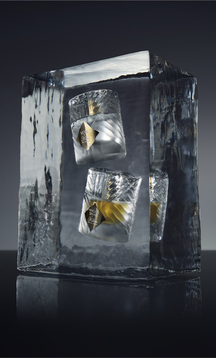 Icy Liquors in a block of Ice