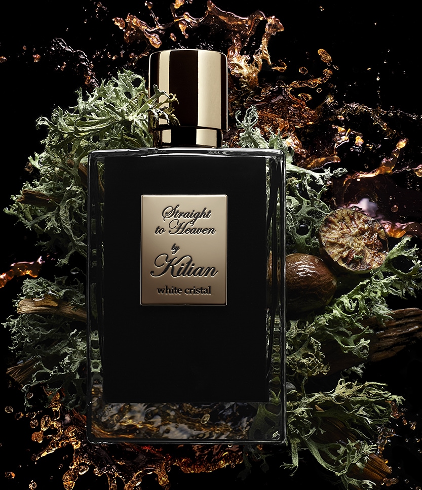 Straight to Heaven, white cristal Woodsy perfume, 50 ml parfum et clutch